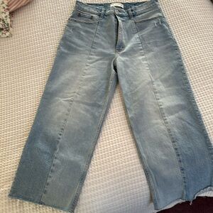 Abercrombie & Fitch “The Crop wide leg” ultra high rise size 31/12 NWOT